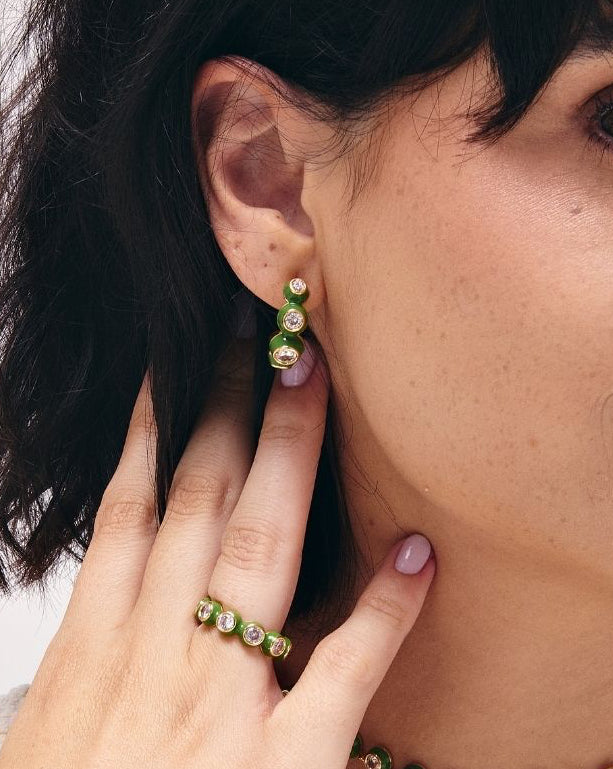 Brinco Brinde Banhado Ouro 18k - Happiness