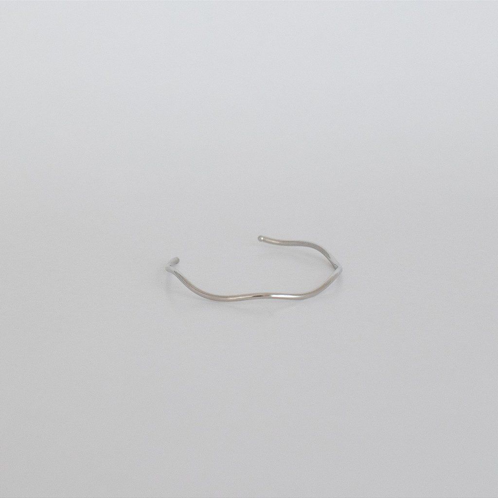 Pulseira Ondas Banhado Diamante