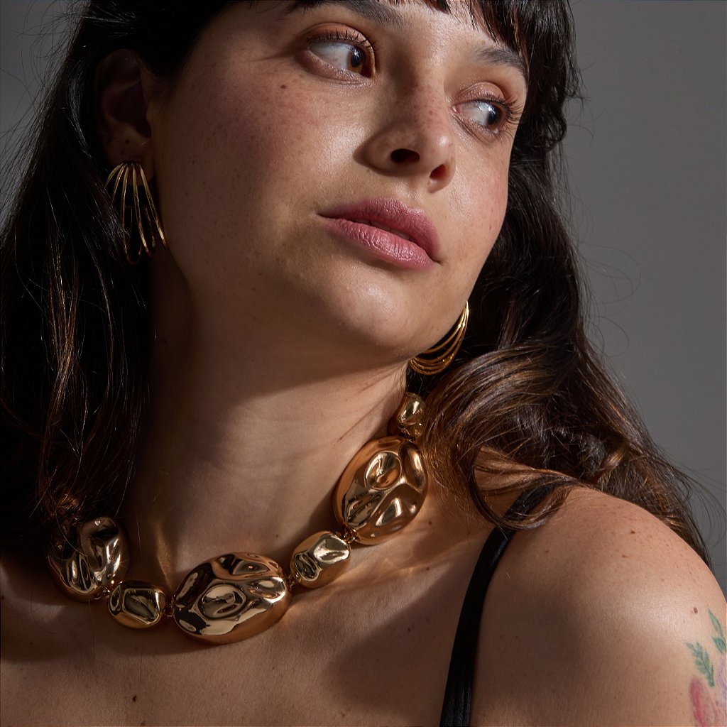 Colar Bravura Banhado Ouro 18k - Forza
